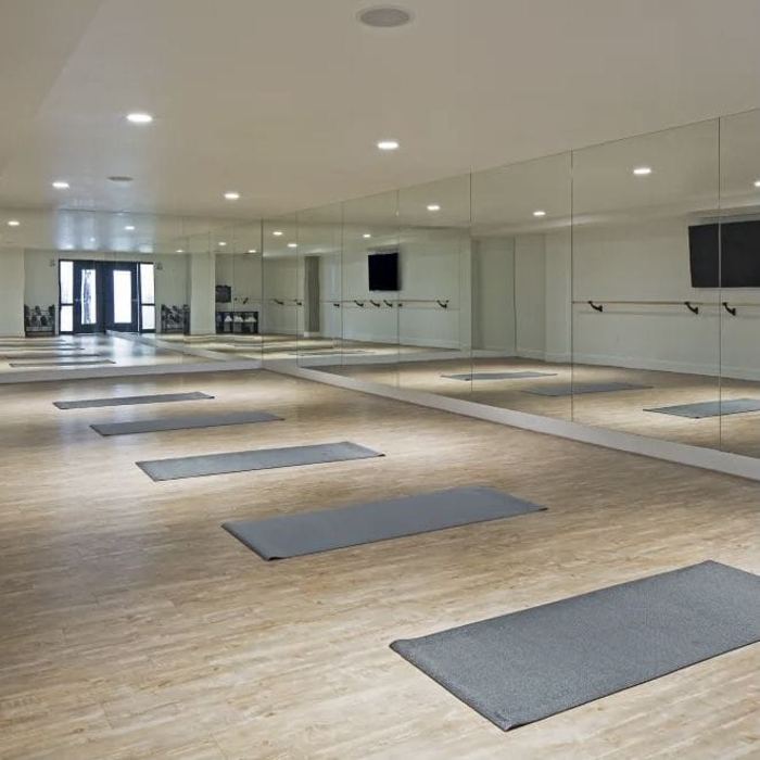 Wall mirrors for a studio